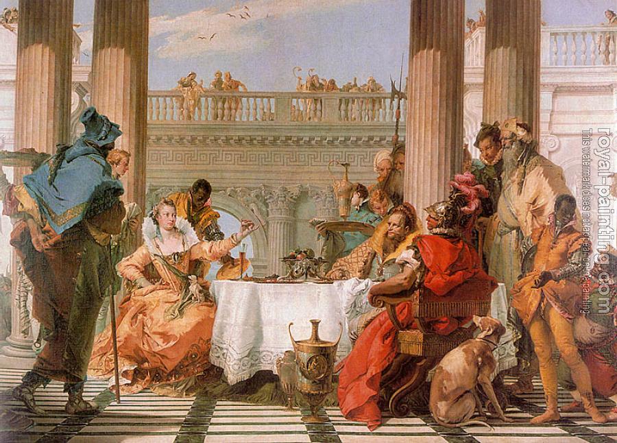 Giovanni Battista Tiepolo : The Banquet of Cleopatra